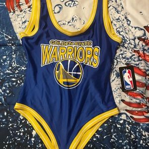 BRAND NEW GOLDEN STATE WARRIORS BODYSUIT